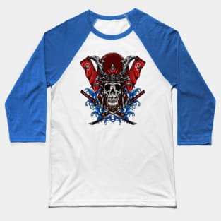 Japanese samurai with Sword Baseball T-Shirt